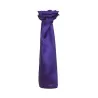 Foulard en polyester tissé avec une finition satinée lisse et brillante, format 120 x 25 cm