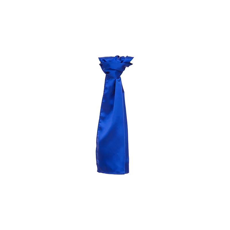 Foulard en polyester tissé avec une finition satinée lisse et brillante, format 120 x 25 cm