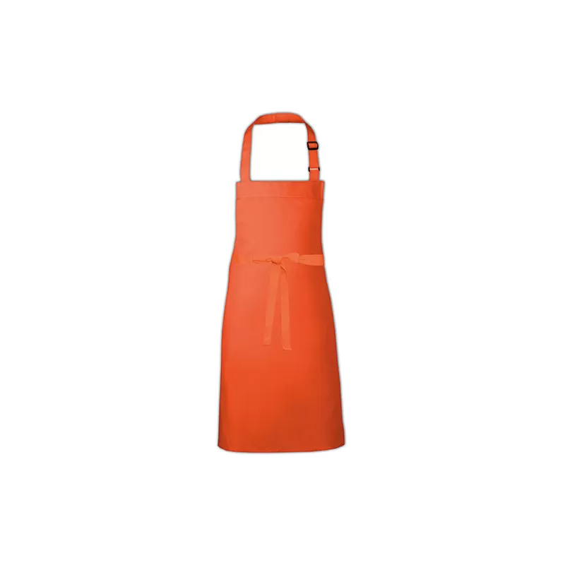 Tablier de barbecue ajustable en polyester et coton, 240 g/m²