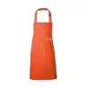 Tablier de barbecue ajustable en polyester et coton, 240 g/m²