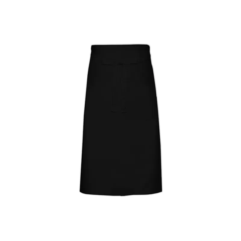 Tablier de cuisine avec poches en polycoton sergé prérétréci, 240 g/m²