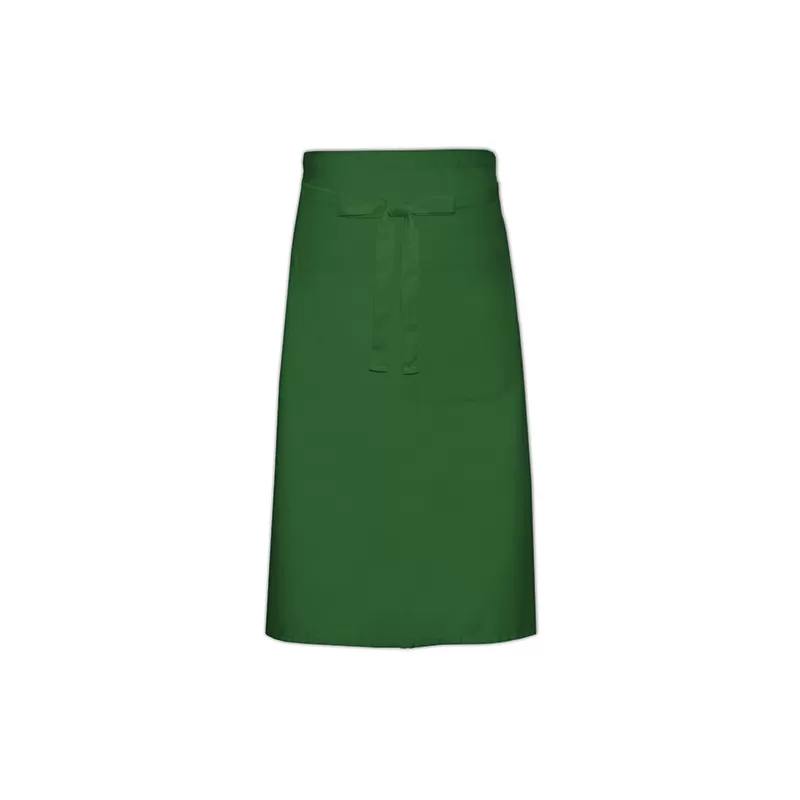 Tablier de cuisine avec poches en polycoton sergé prérétréci, 240 g/m²