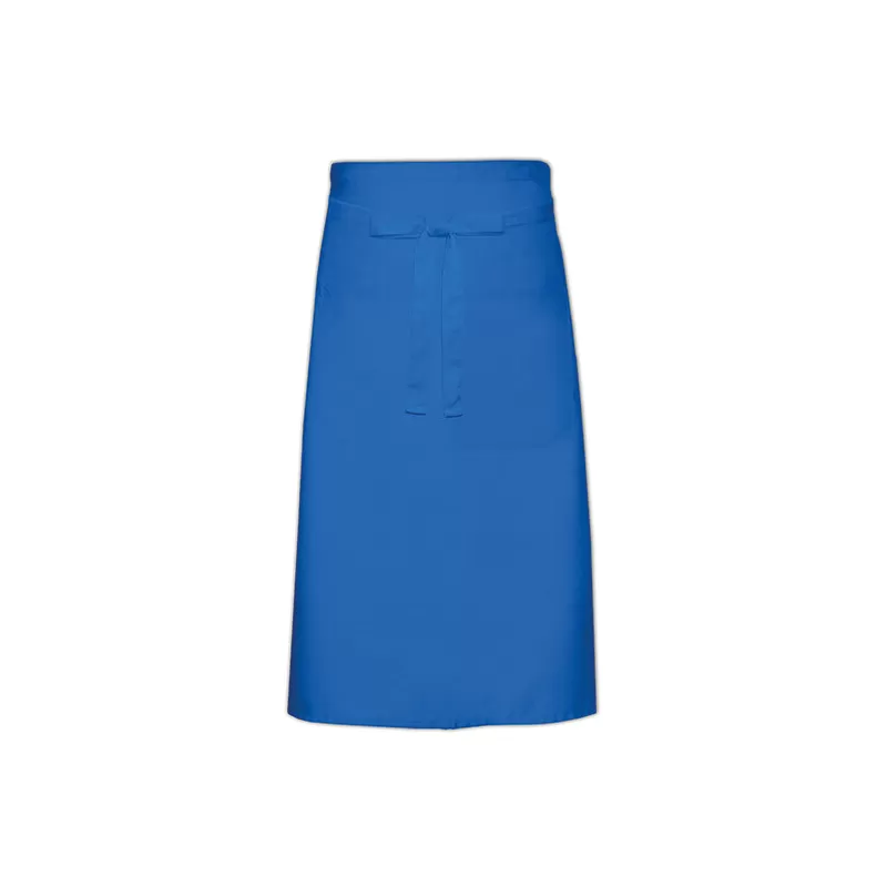 Tablier de cuisine avec poches en polycoton sergé prérétréci, 240 g/m²