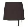 Tablier de cuisine court en coton sergé avec grande poche avant, 200 g/m²