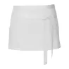 Tablier de cuisine court en coton sergé avec grande poche avant, 200 g/m²