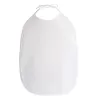 Bavoir bébé polyester avec finition passepoil, fermeture cordon, 240 g/m²