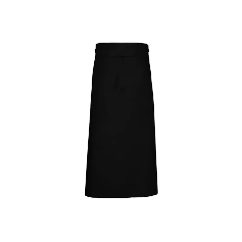 Tablier de bistro long avec poche en polycoton sergé, 240 g/m²