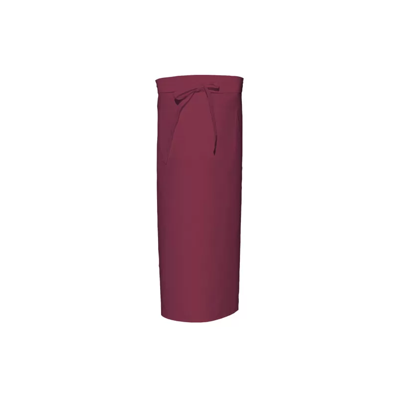 Tablier de bistro long avec poche en polycoton sergé, 240 g/m²