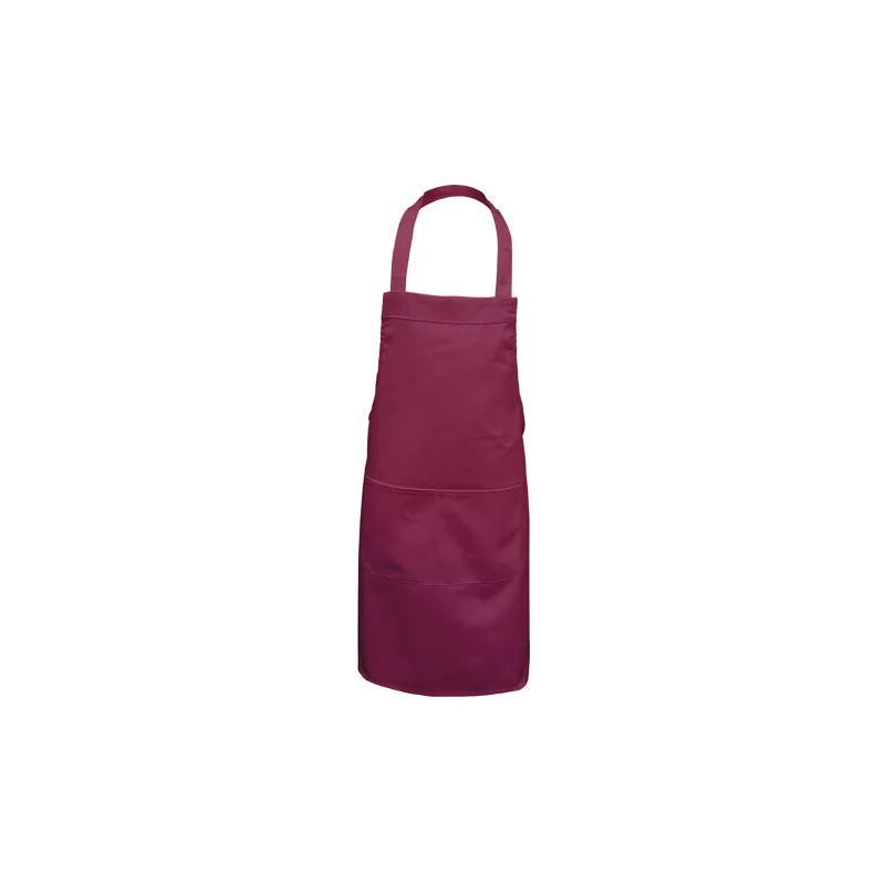 Tablier en polycoton sergé avec poche avant lavable à 60°C, 240 g/m²