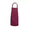 Tablier en polycoton sergé avec poche avant lavable à 60°C, 240 g/m²