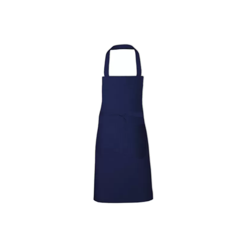 Tablier en polycoton sergé avec poche avant lavable à 60°C, 240 g/m²