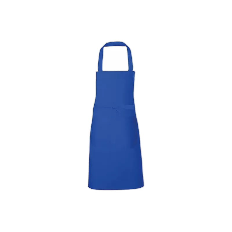 Tablier en polycoton sergé avec poche avant lavable à 60°C, 240 g/m²