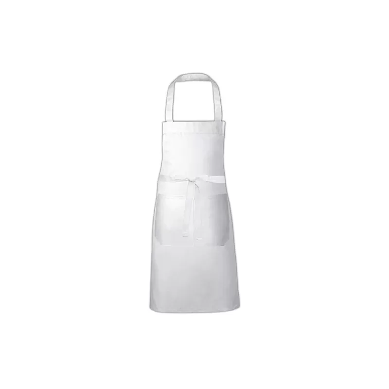 Tablier en polycoton sergé avec poche avant lavable à 60°C, 240 g/m²
