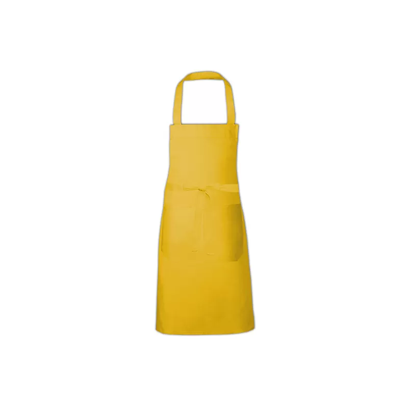 Tablier en polycoton sergé avec poche avant lavable à 60°C, 240 g/m²