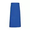 Tablier de bistro long sans poche en polycoton sergé, 240 g/m²