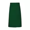 Tablier de cuisine sans poche en polycoton sergé prérétréci, 240 g/m²
