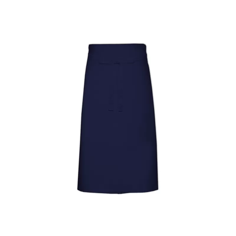 Tablier de cuisine sans poche en polycoton sergé prérétréci, 240 g/m²