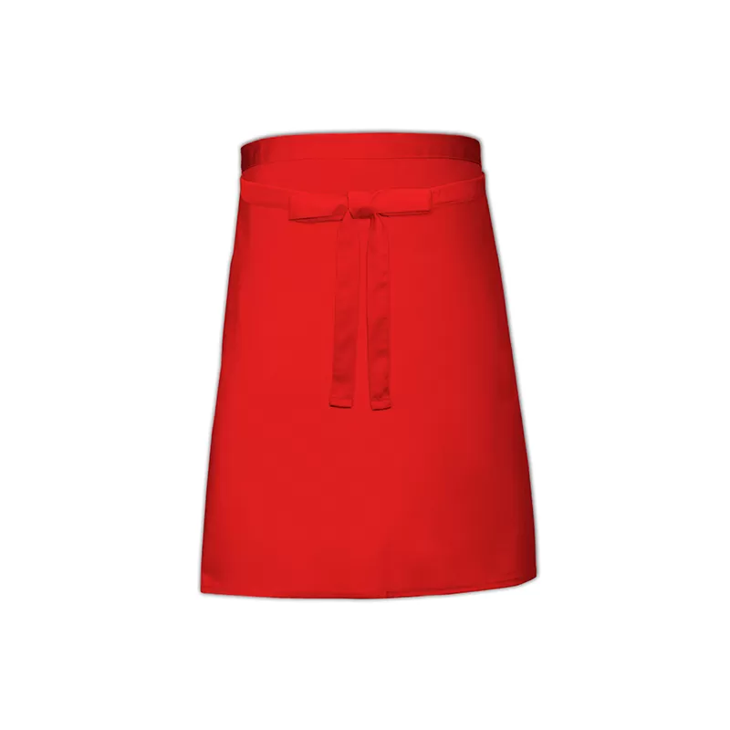 Tablier de boulanger sans poche fabriqué en Europe, 240 g/m²