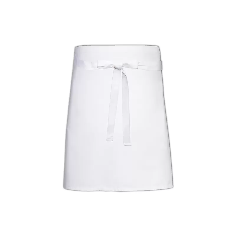Tablier de boulanger sans poche fabriqué en Europe, 240 g/m²