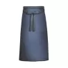 Tablier long sans bavette en jean, points de tension renforcés, 300 g/m²