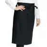 Tablier long sans bavette en jean, points de tension renforcés, 300 g/m²