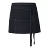 Tablier court grande poche en jean avec points de tension renforcés, 300 g/m²