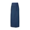 Tablier de bistro en jean avec fente confortable et poche avant, 300 g/m²