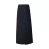 Tablier de bistro en jean avec fente confortable et poche avant, 300 g/m²