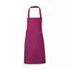 Tablier de barbecue en polyester et coton sergé, 240 g/m²