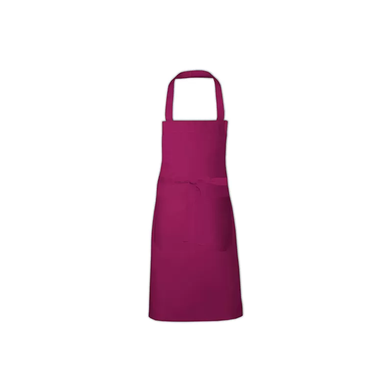 Tablier en polycoton sergé pré-rétréci avec poche avant, 240 g/m²