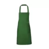 Tablier en polycoton sergé pré-rétréci avec poche avant, 240 g/m²