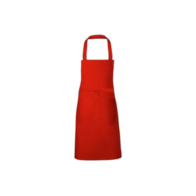 Tablier en polycoton sergé pré-rétréci avec poche avant, 240 g/m²