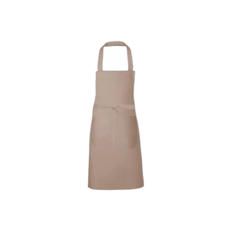 Tablier en polycoton sergé pré-rétréci avec poche avant, 240 g/m²