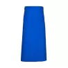 Tablier de bistro long sans poche fabriqué en Europe en polycoton sergé, 240 g/m²