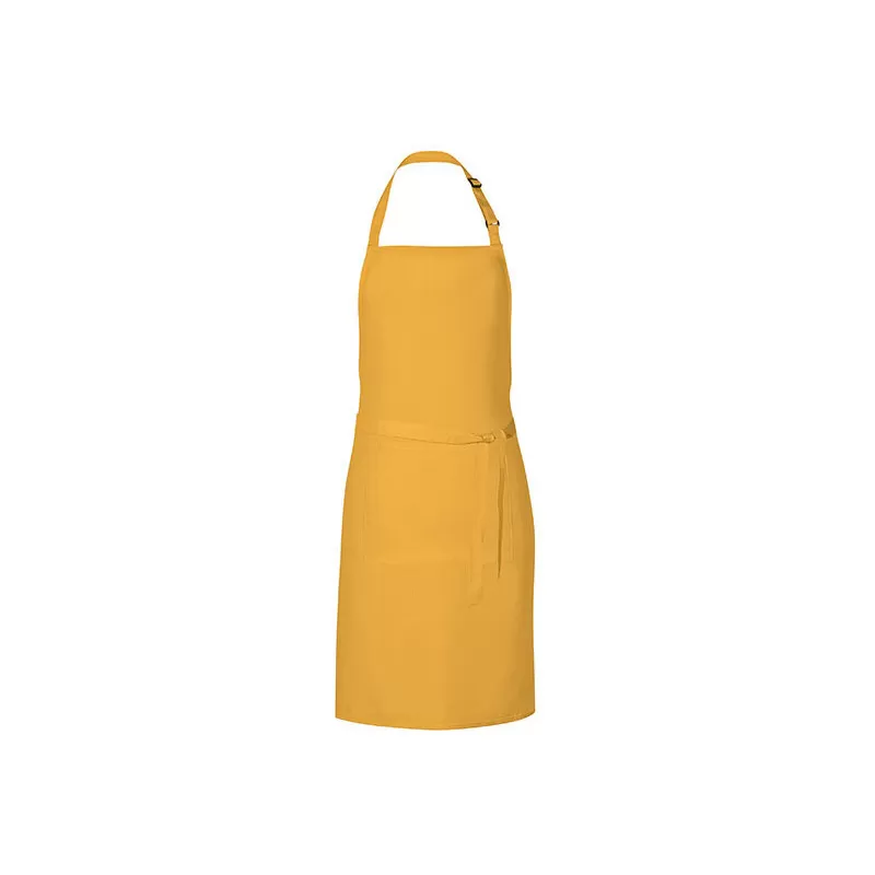 Tablier de barbecue en coton et polyester sergé, poche avant, 200 g/m²