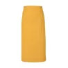 Tablier long sans bavette en coton avec poche avant, 200 g/m²