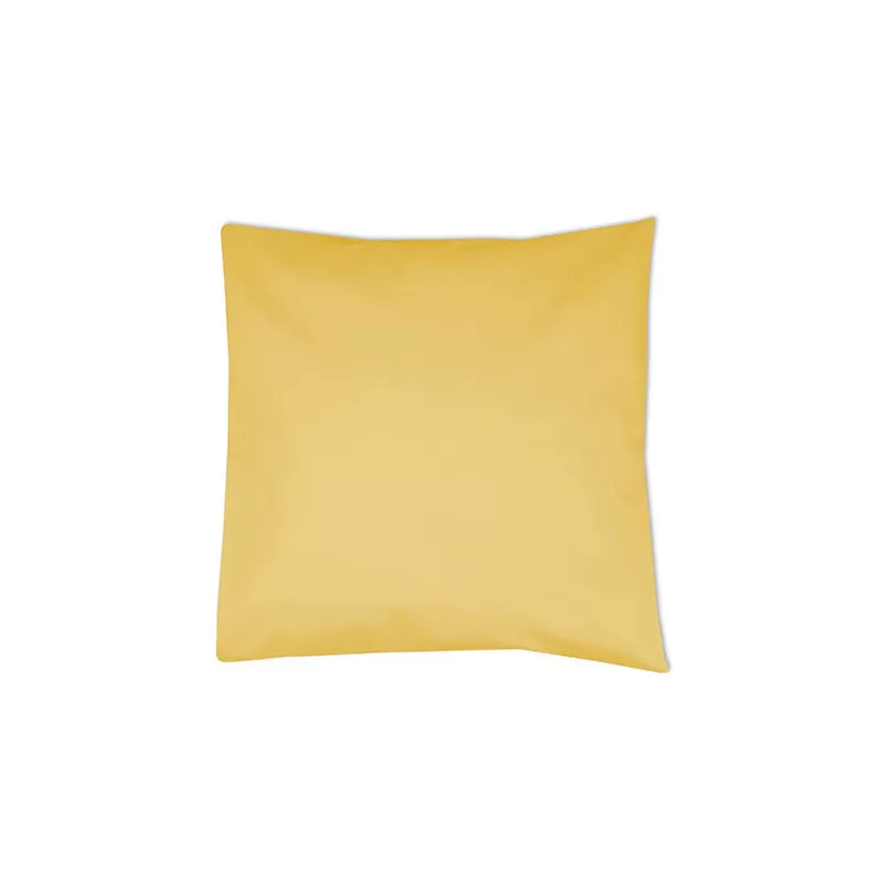Housse de coussin en coton et polyester, grand choix de couleurs, 200 g/m²