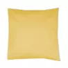 Housse de coussin en coton et polyester, grand choix de couleurs, 200 g/m²