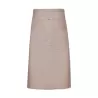 Tablier de cuisine XL avec poches en coton et polyester, 240 g/m²