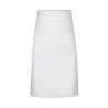 Tablier de cuisine XL avec poches en coton et polyester, 240 g/m²