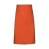 Tablier de cuisine XL avec poches en coton et polyester, 240 g/m²