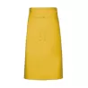 Tablier de cuisine XL sans poche en coton et polyester, 240 g/m²