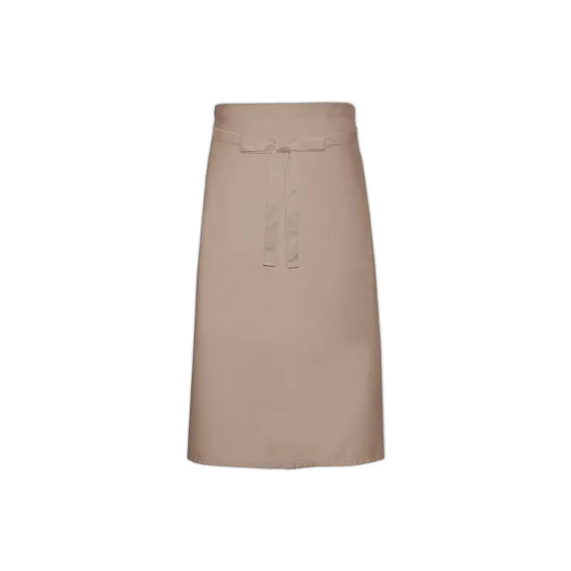 Tablier de cuisine XL sans poche en coton et polyester, 240 g/m²