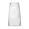 Tablier de cuisine XL sans poche en coton et polyester, 240 g/m²