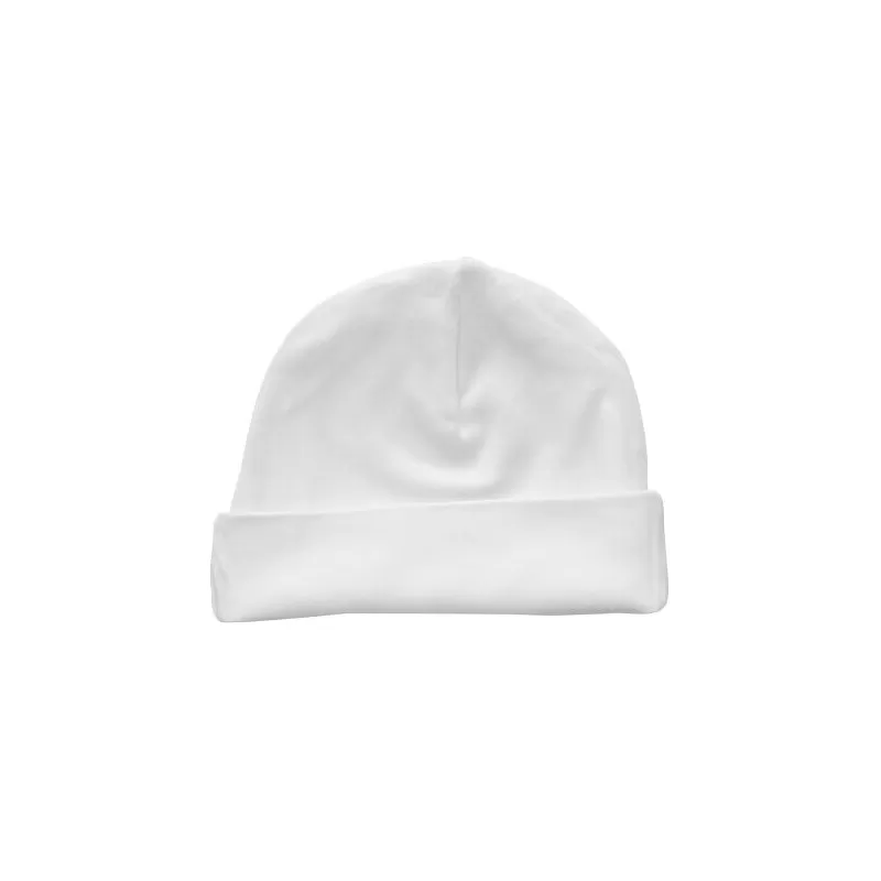 Bonnet bébé coton biologique brossé doux et élastique, 220 g/m²