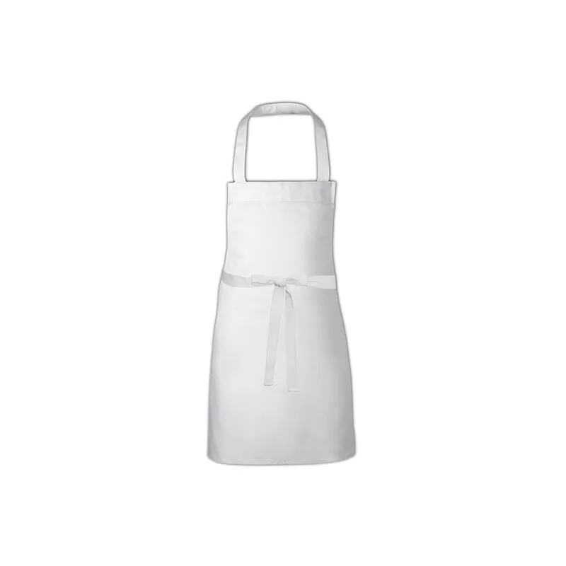 Tablier de cuisine enfant en coton sergé multi-usage, 230 g/m²