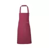 Tablier de barbecue en coton sergé prérétréci, 230 g/m²