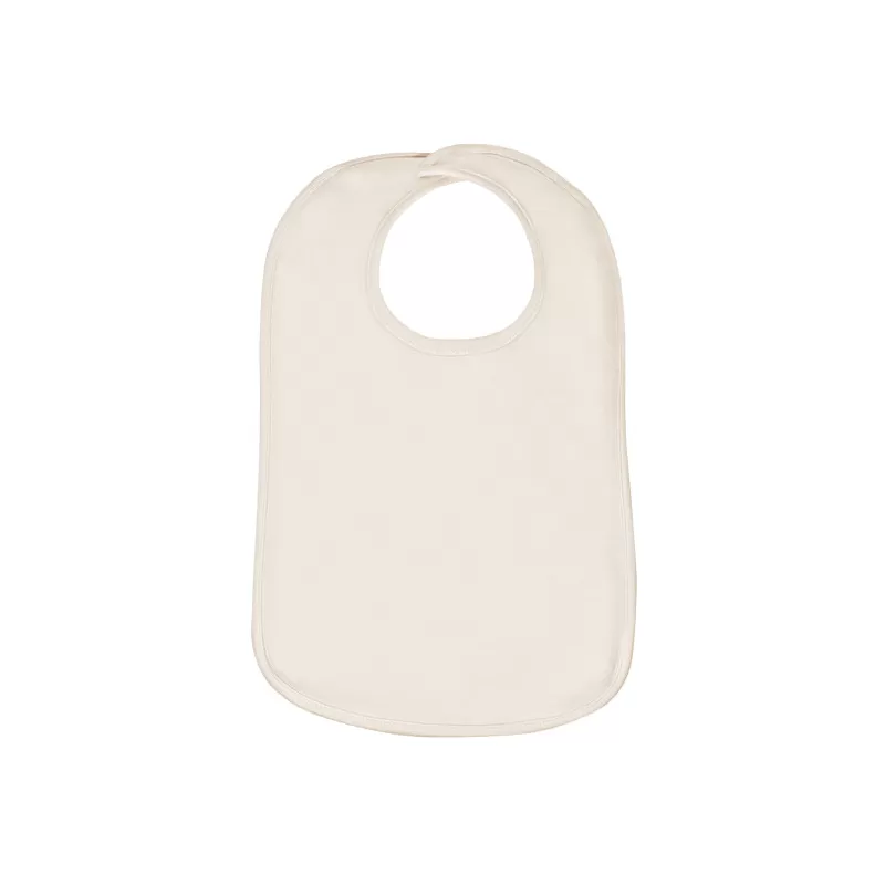 Bavoir bébé en coton biologique, qualité interlock, 220 g/m²