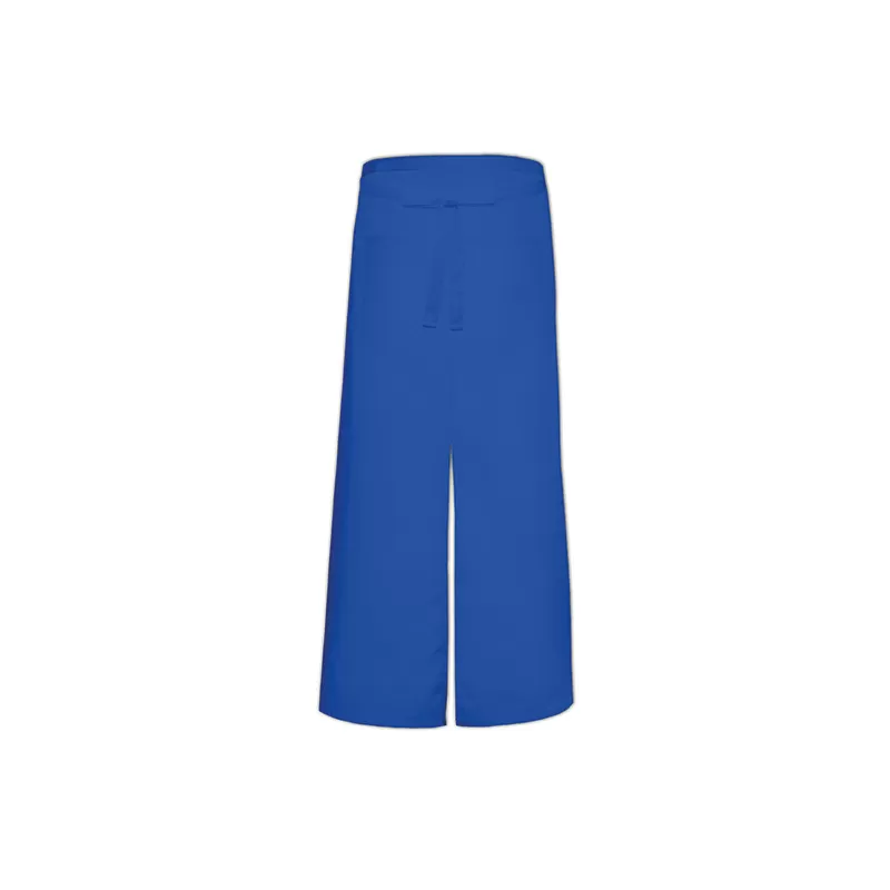 Tablier de bistro long avec poches et fente confortable, 240 g/m²
