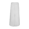 Tablier de bistro long sans poche avec fente confortable, 240 g/m²